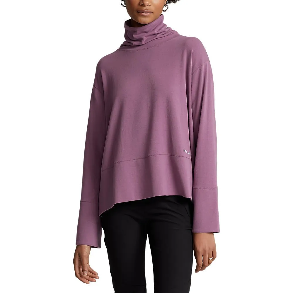 Rlx Ralph Lauren Women'S Performance Cotton Blend Turtleneck - Aurora Budget Friendly Exclusive Deal