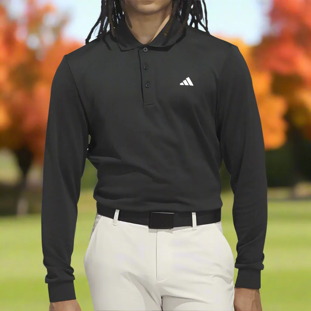 Adidas Ultimate365 Cold.Rdy Long Sleeve Polo Shirt - Black Deal Of The Century Rule the Streets