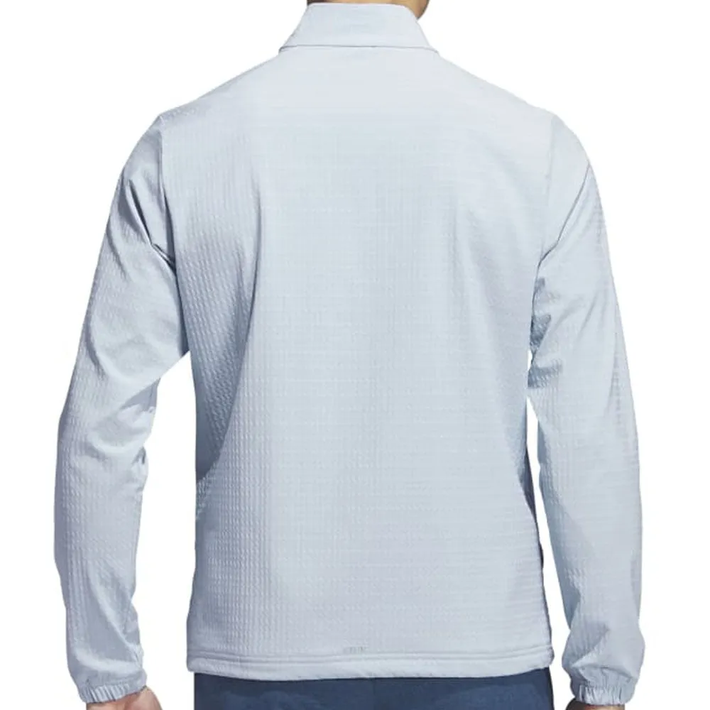 Special Offer Adidas Ultimate365 Tour Wind.Rdy 1/2 Zip Pullover - Wonder Blue