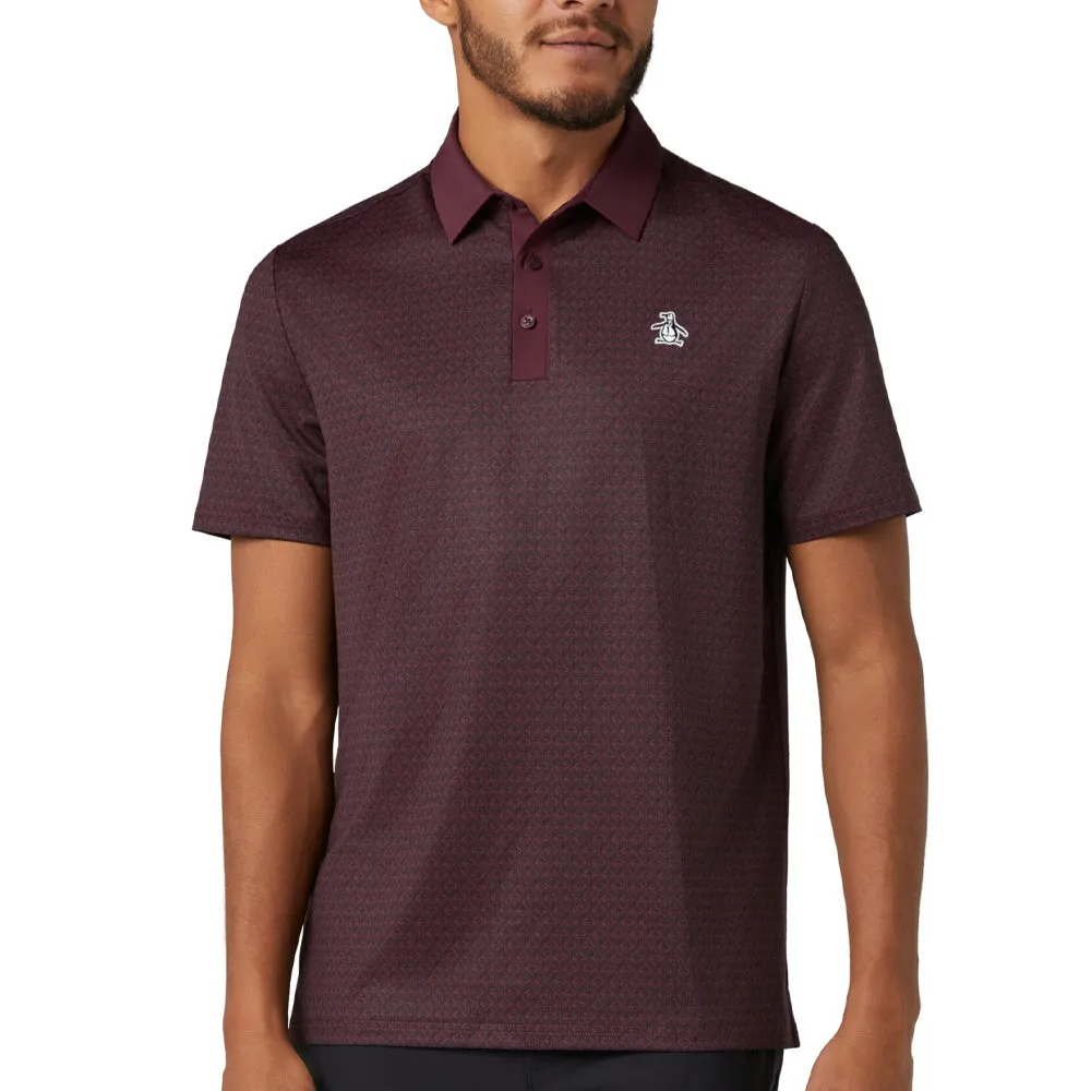 Make a Statement Special Offer Original Penguin Pete'S Tee Time Polo Shirt - Mauve Wine