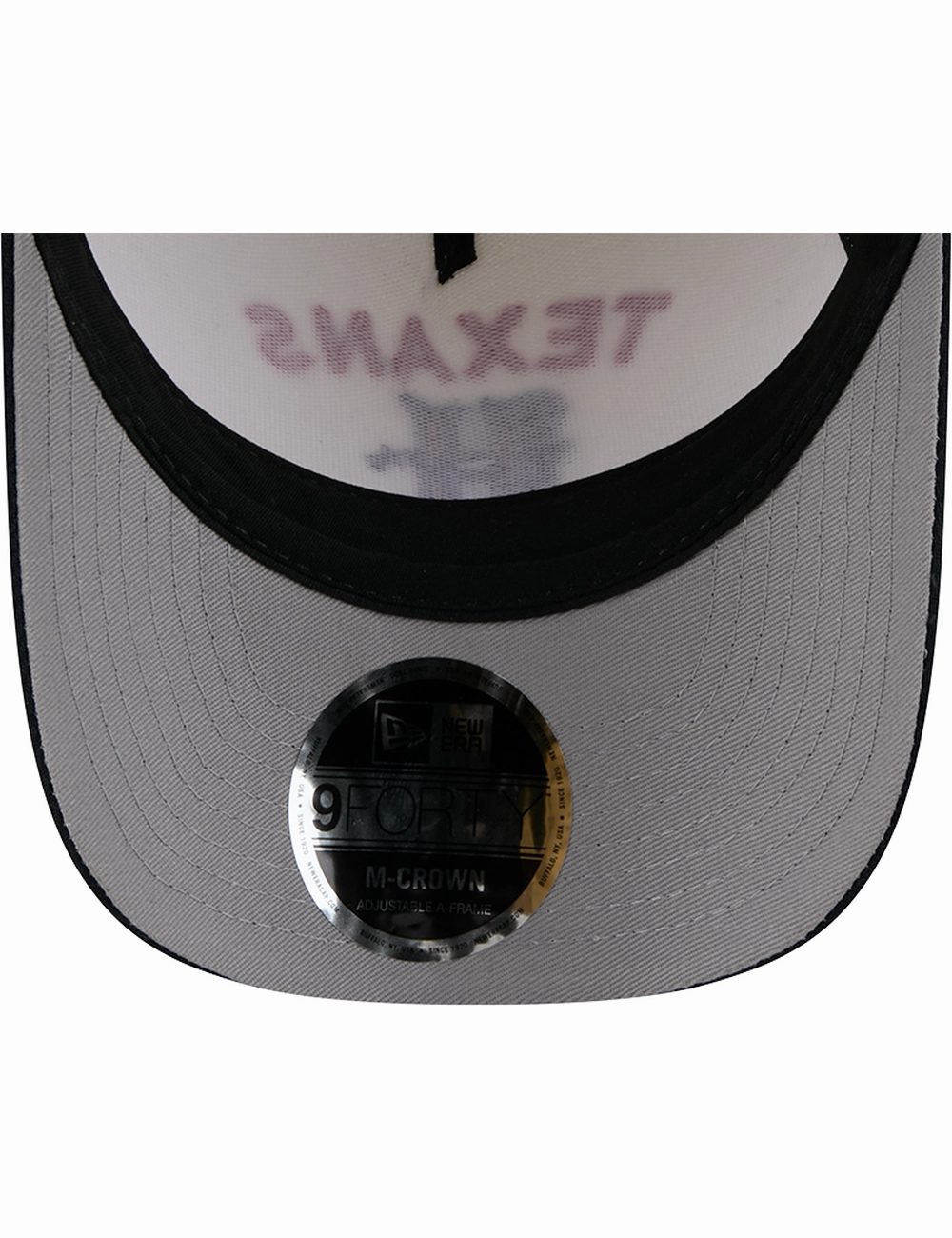 Houston Texans New Era NFL 25 Draft 9FORTY M-Crown Snapback Hat - Chrome