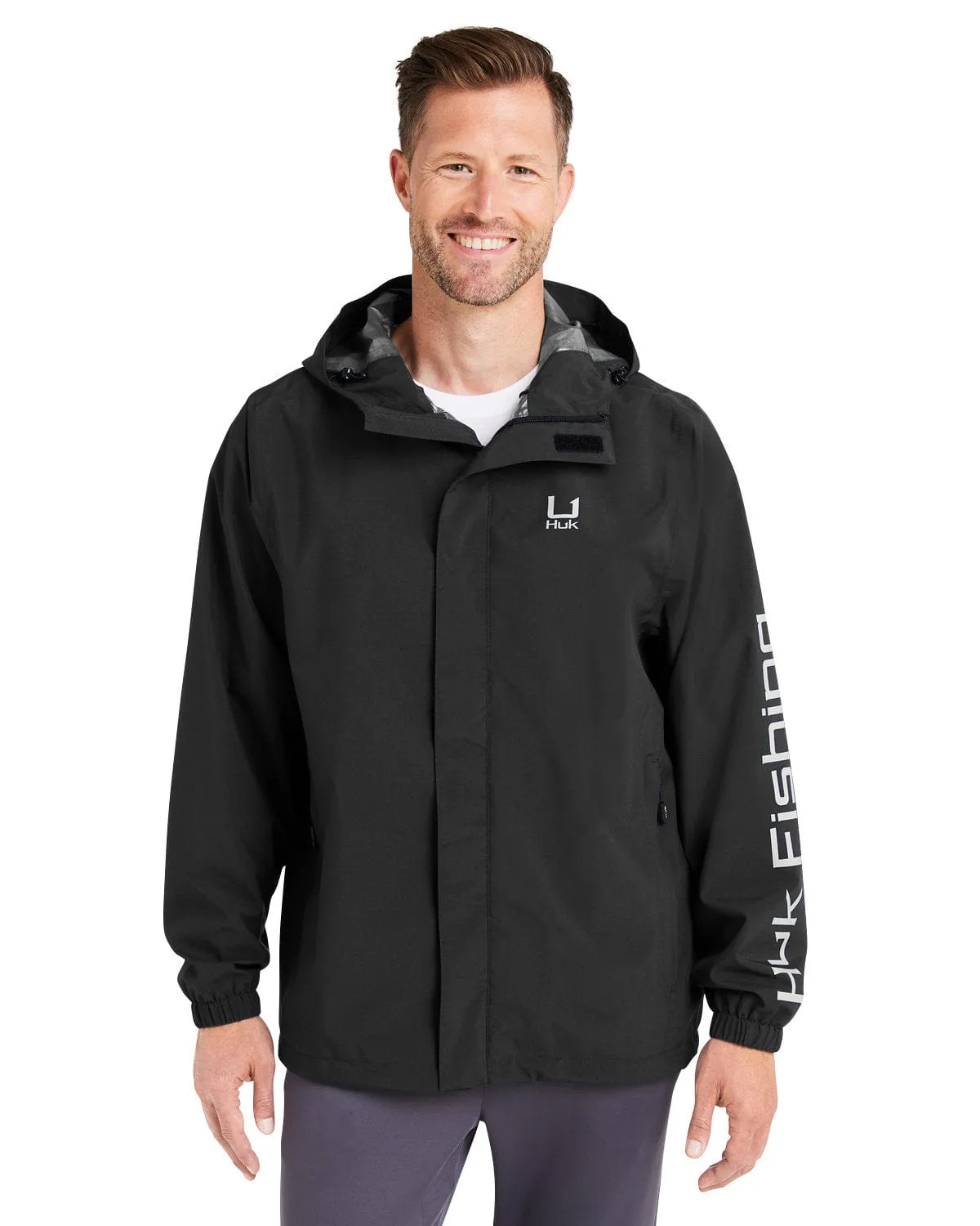 Power Every Step Stride with Confidence Huk - Men'S Storm Rain Jacket