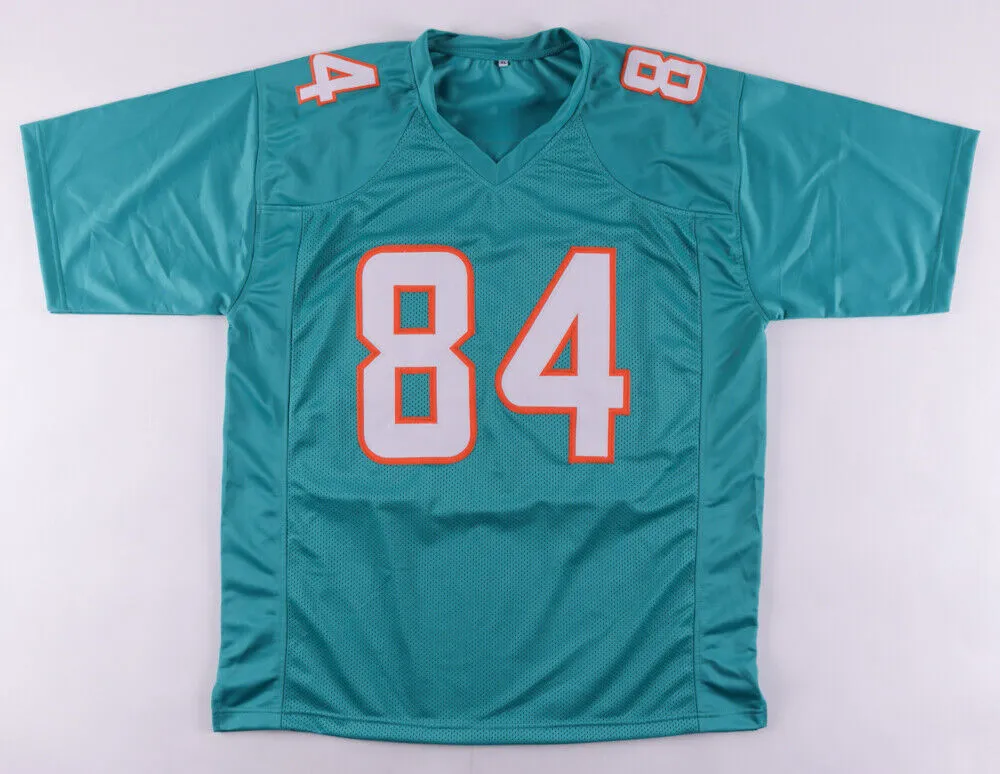 Hunter Long Signed Miami Dolphins Jersey (Beckett Holo) 2021 3rd Round Pick TE