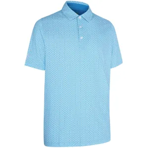 Callaway Tee Allover Print Polo Shirt - Hawaiian Surf Game-Changer Footwear Own the Vibe