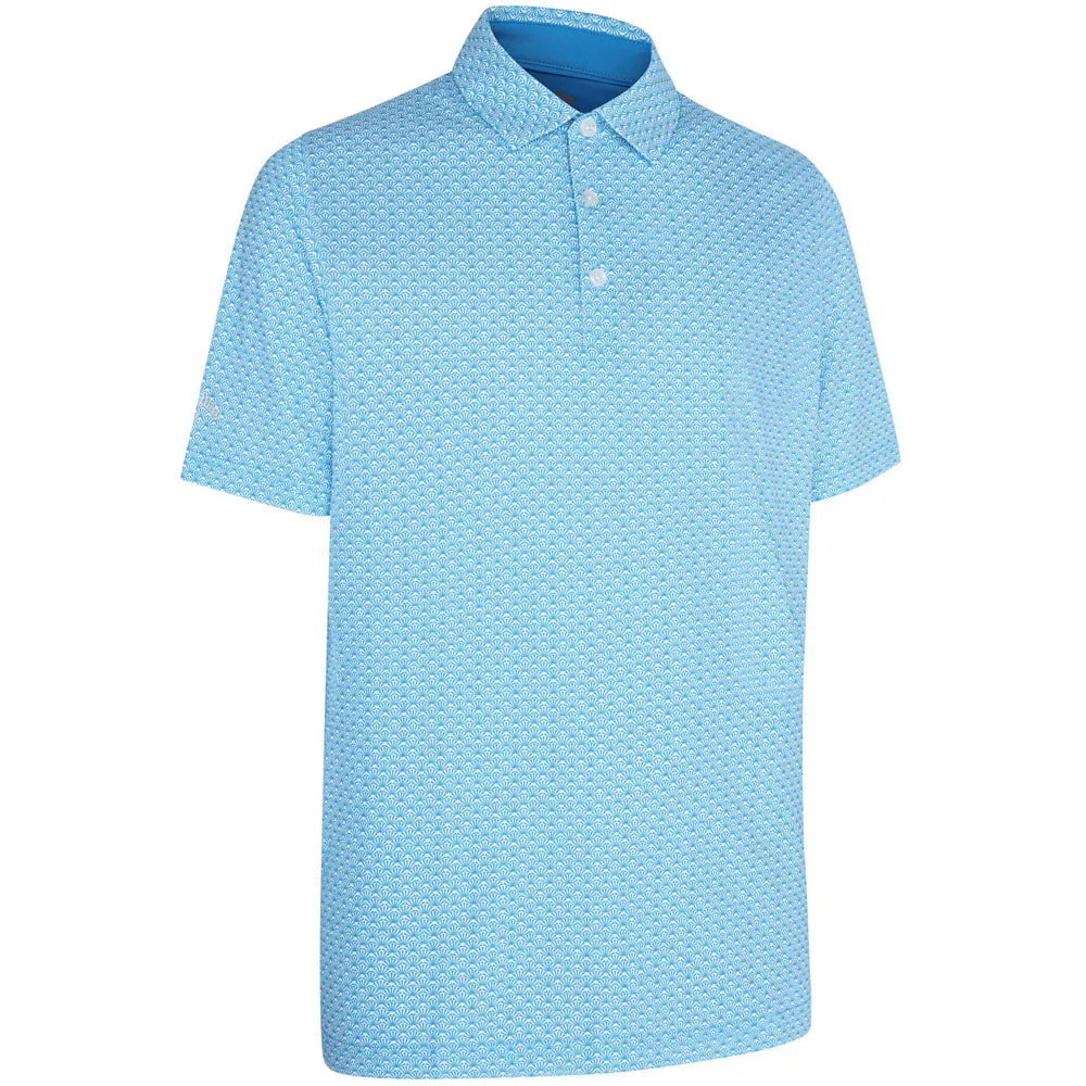 Callaway Tee Allover Print Polo Shirt - Hawaiian Surf Game-Changer Footwear Own the Vibe