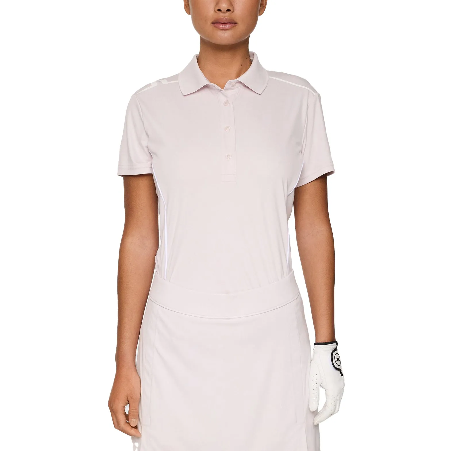Back To School Sale J.Lindeberg Women'S Leyla Golf Polo Shirt - Grey Lilac