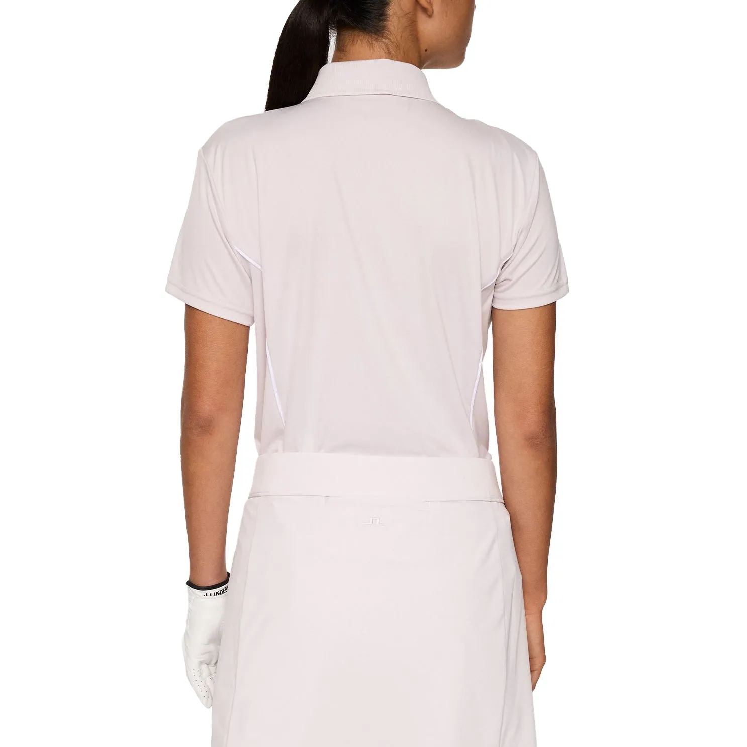 Memorial Day Sale J.Lindeberg Women'S Leyla Golf Polo Shirt - Grey Lilac