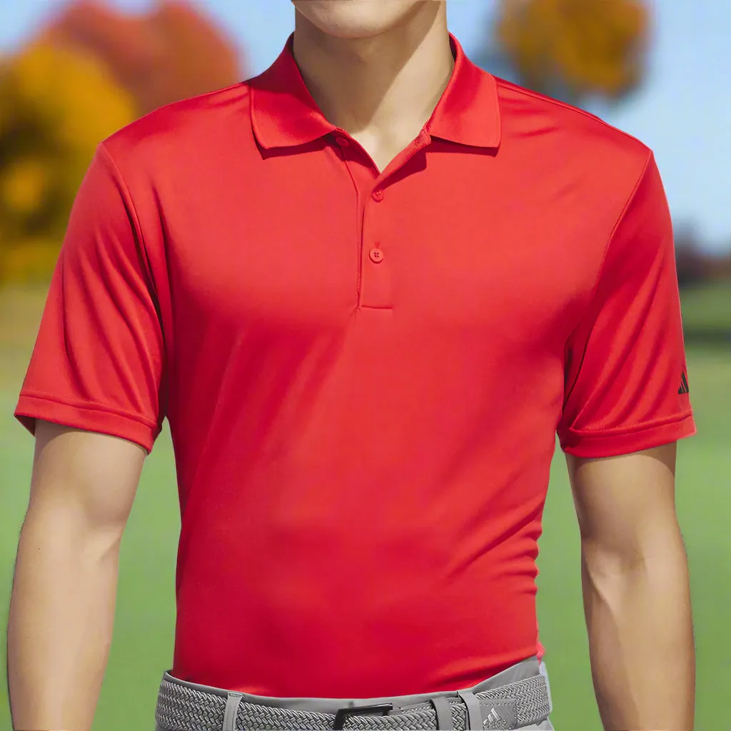 Cyber Monday Sale Adidas Core Performance Primegreen Polo Shirt - Collegiate Red