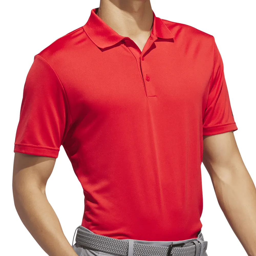 Loud Looks, Smooth Moves Easter Sale Adidas Core Performance Primegreen Polo Shirt - Collegiate Red
