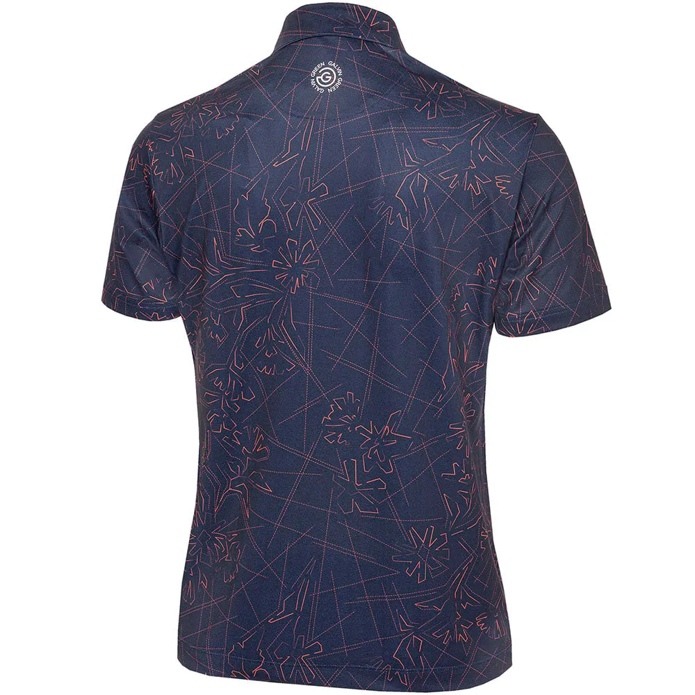 The Fast Lane Choice Galvin Green Maverick V8  Polo Shirt - Navy/Orange