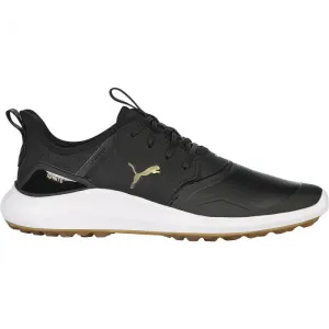 Puma Ignite Nxt Crafted Spikeless Waterproof Shoes - Puma Black/Puma Black/Puma Team Gold Big Savings