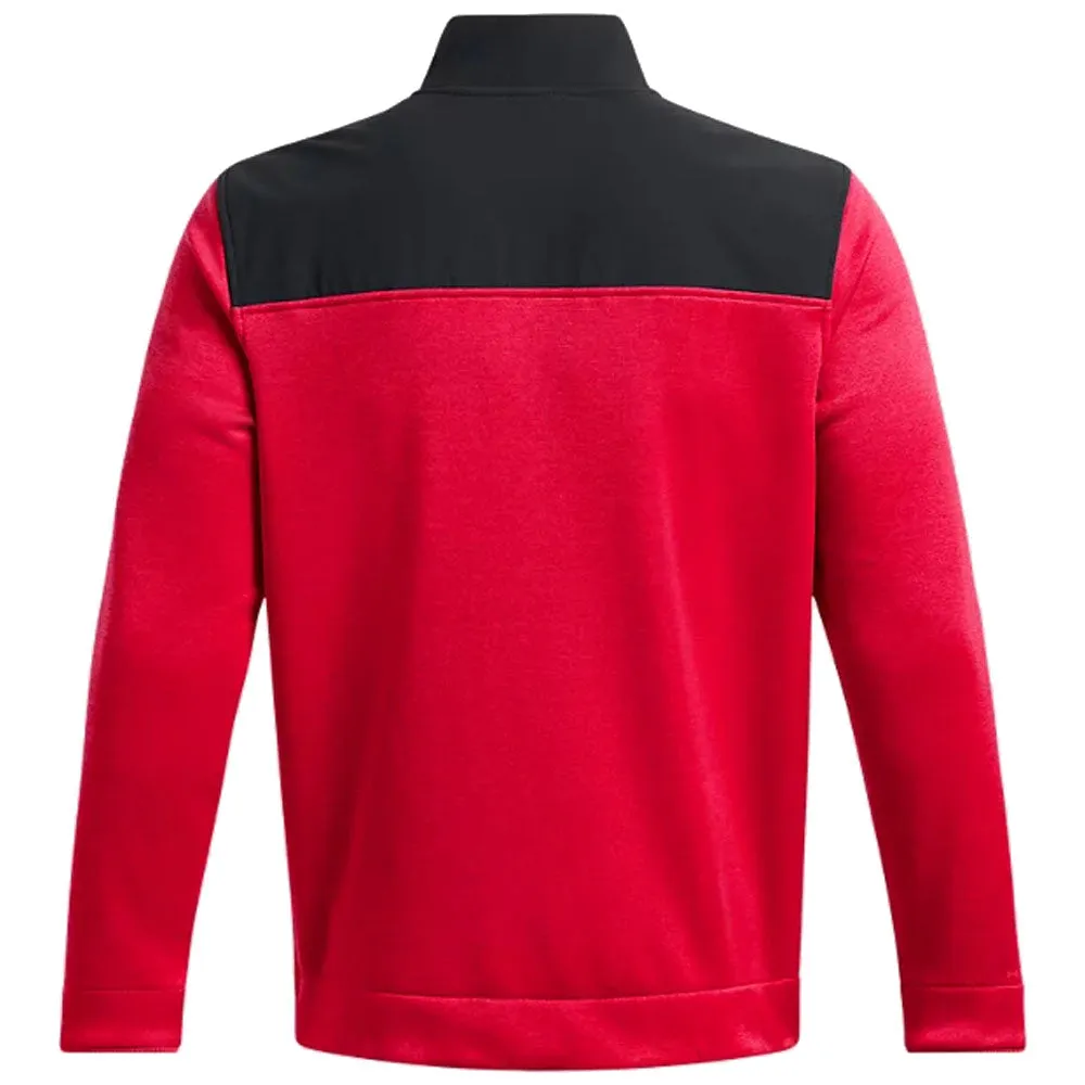 Special Offer Under Armour Drive Storm Sweater Fleece 1/2 Zip - Red/Black