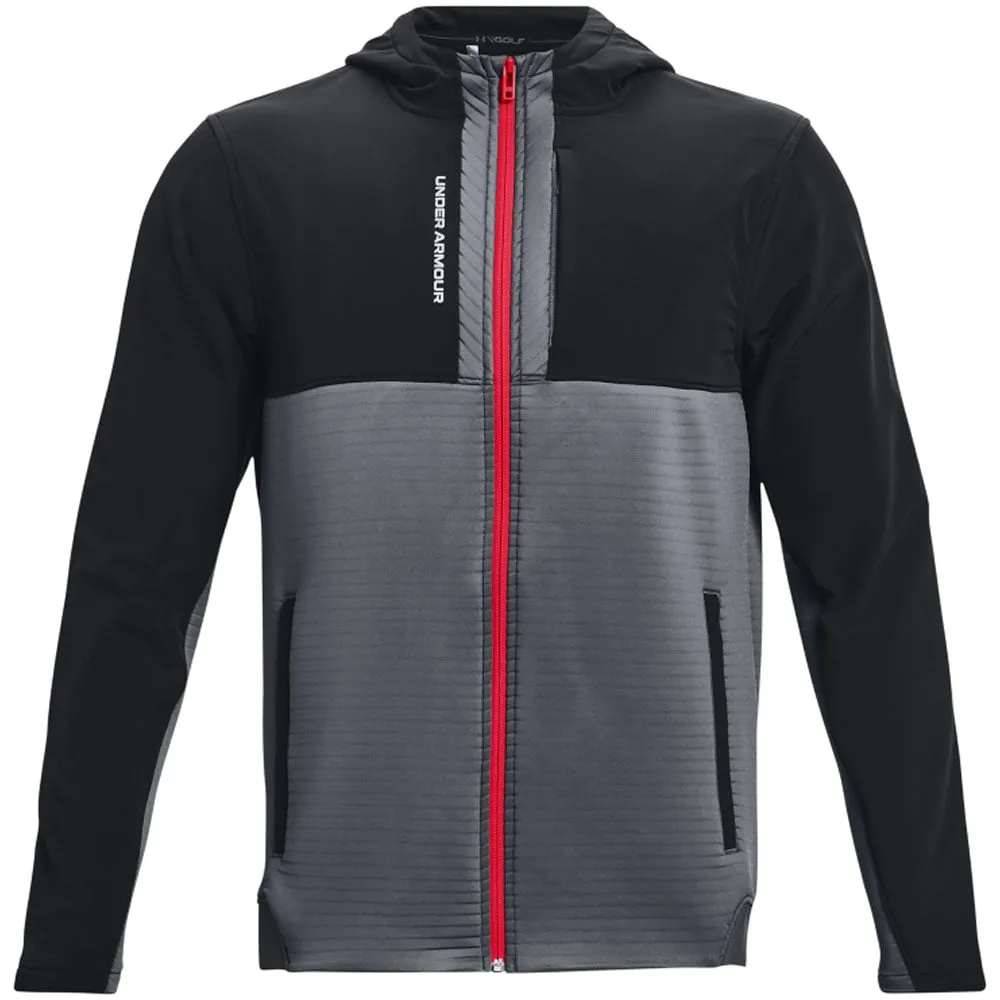 Walk Tall All Eyes on You Under Armour Storm Daytona Full Zip Hoodie - Pitch Grey