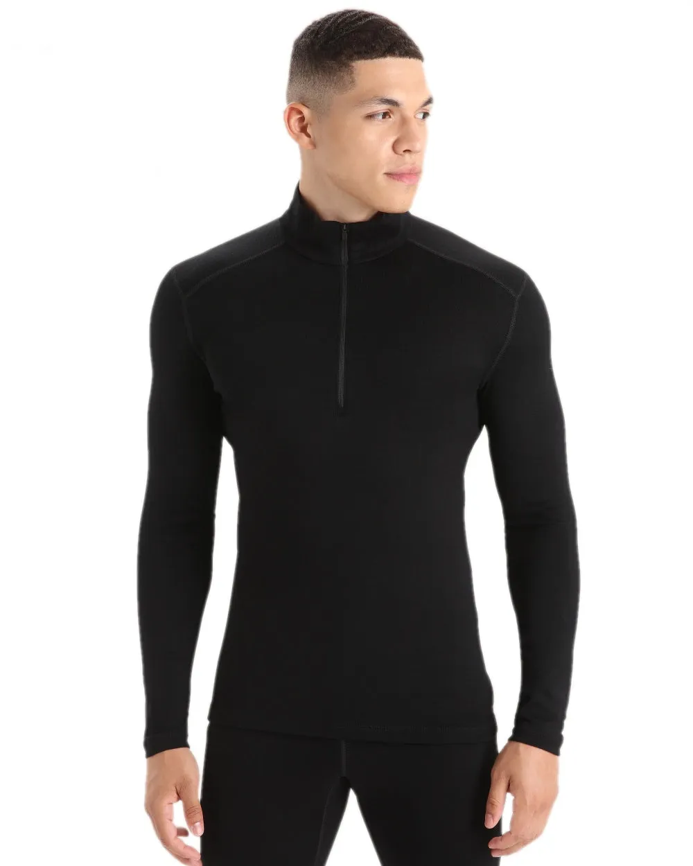 Icebreaker Mens Merino 260 Tech Half Zip Thermal Top Warm Sweatshirts for Men