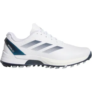 Break Boundaries Hit Your Next Level Adidas Adizero Zg Spikeless Waterproof Shoes - White/Collegiate Navy/Zero Metallic