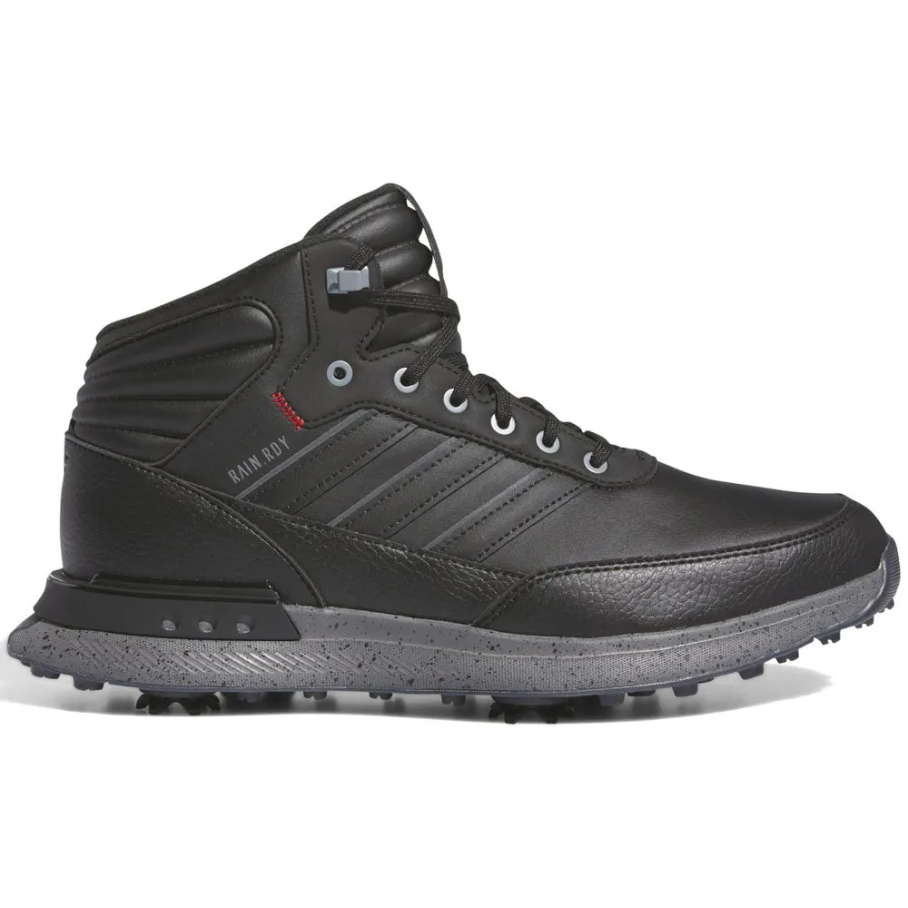 Unleash Your Power Unapologetically You Adidas S2G Rain.Rdy Spiked Waterproof Shoes - Core Black/Iron Met/Better Scarlet