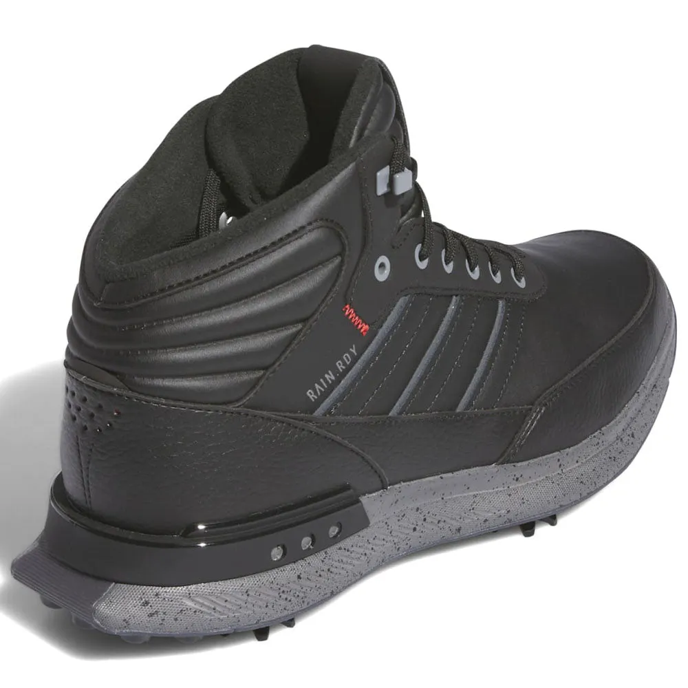 Black Friday Sale Clearance Sale Adidas S2G Rain.Rdy Spiked Waterproof Shoes - Core Black/Iron Met/Better Scarlet