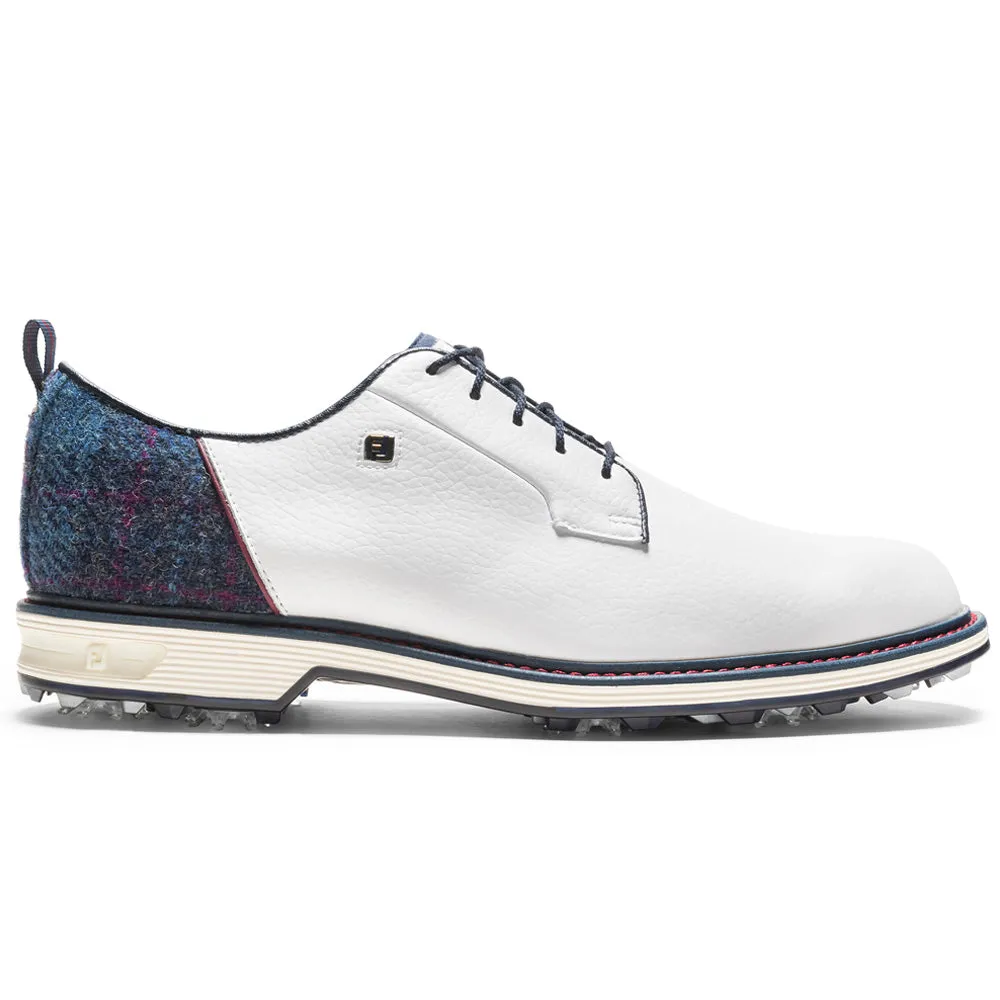 Footjoy Premier Series Field Lx Ltd Edition Spiked Waterproof Shoes - Harris Tweed Spring Sale Command Attention