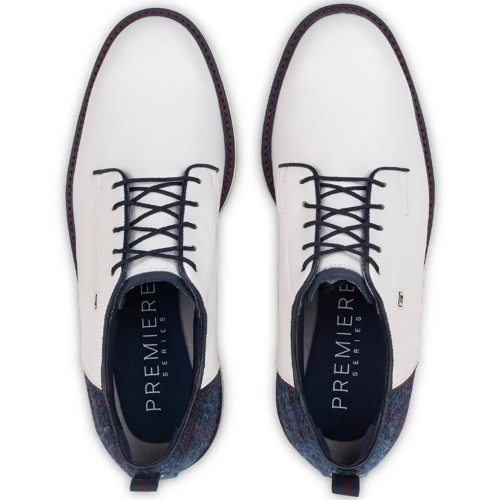 Footjoy Premier Series Field Lx Ltd Edition Spiked Waterproof Shoes - Harris Tweed Bring the Heat