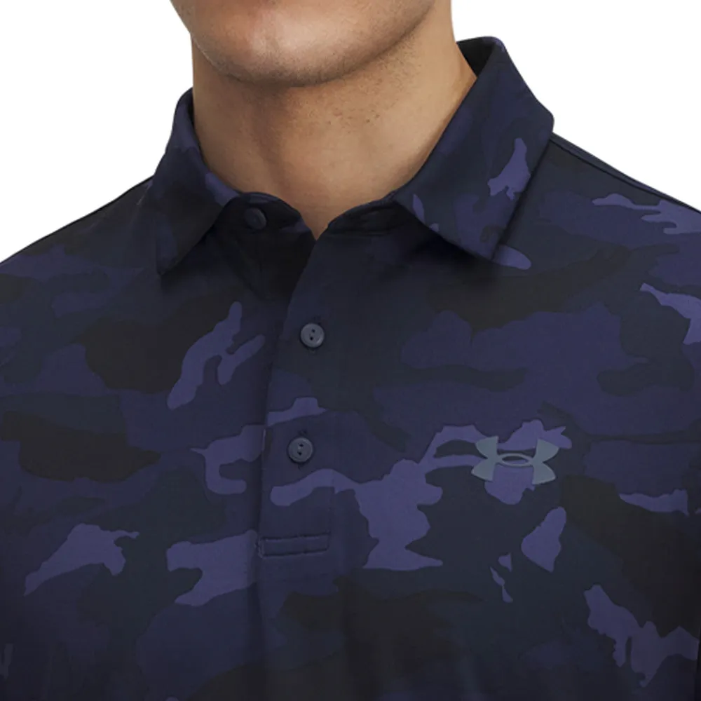 Under Armour Playoff 3.0 Printed Polo Shirt - Midnight Navy/Downpour Grey Walk with Power Memorial Day Sale