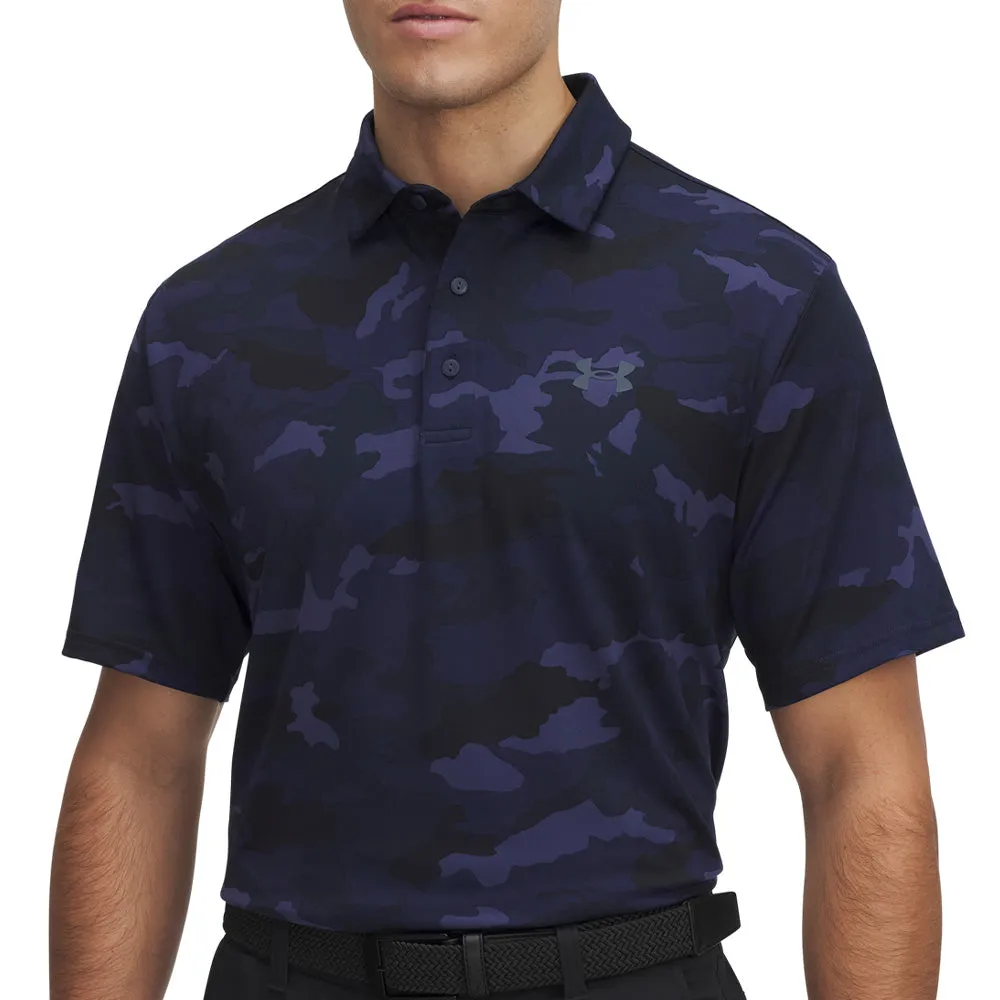 Under Armour Playoff 3.0 Printed Polo Shirt - Midnight Navy/Downpour Grey Own the Streets Step into the Beat