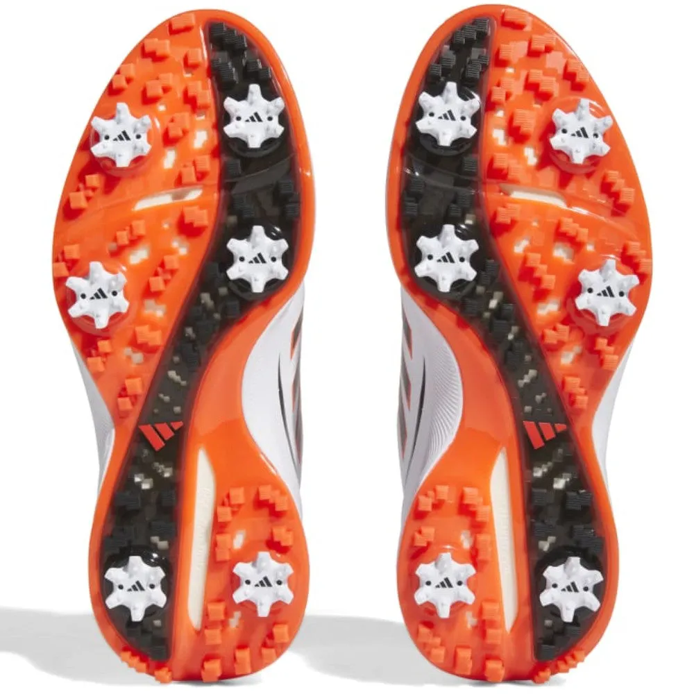 Adidas Zg23 Spiked Waterproof Shoes - Ftwr White/Silver Metallic/Semi Solar Red Bring the Heat