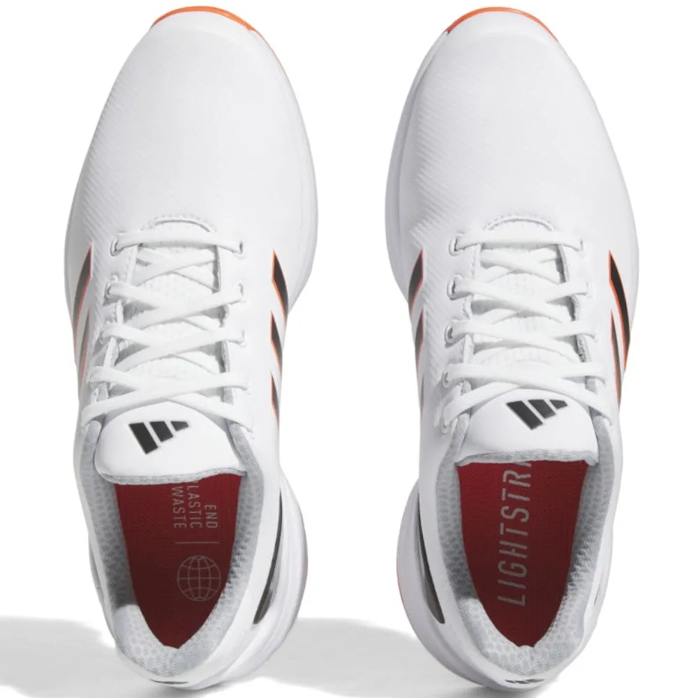 Black Friday Sale Walk with Purpose Adidas Zg23 Spiked Waterproof Shoes - Ftwr White/Silver Metallic/Semi Solar Red