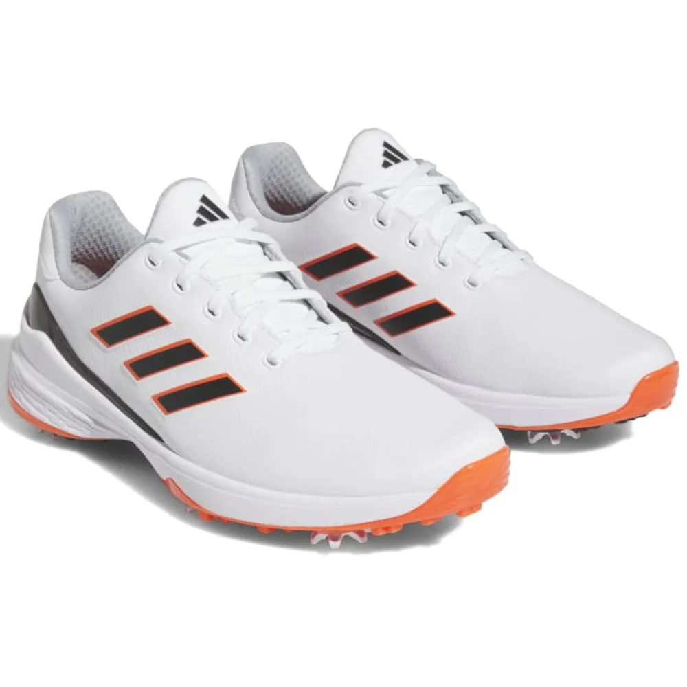 Adidas Zg23 Spiked Waterproof Shoes - Ftwr White/Silver Metallic/Semi Solar Red Stride with Confidence