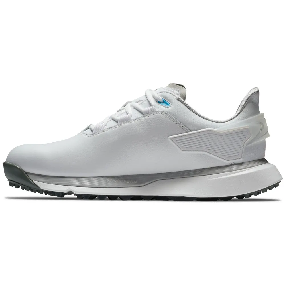 Step Into Strength Footjoy Pro Slx Spikeless Waterproof Shoes - White/White/Grey