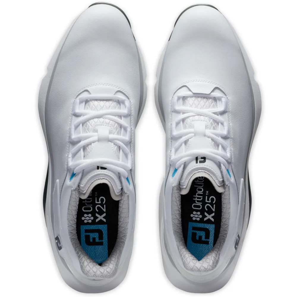 Footjoy Pro Slx Spikeless Waterproof Shoes - White/White/Grey Back To School Sale