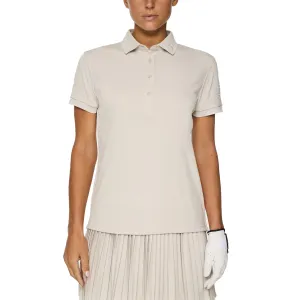 J.Lindeberg Women'S Tour Tech Golf Polo Shirt - Moonbeam Easter Sale