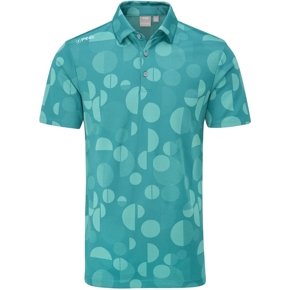 Ping Jay Sensorcool Polo Shirt - Everglade Push Beyond Limits Power Every Step