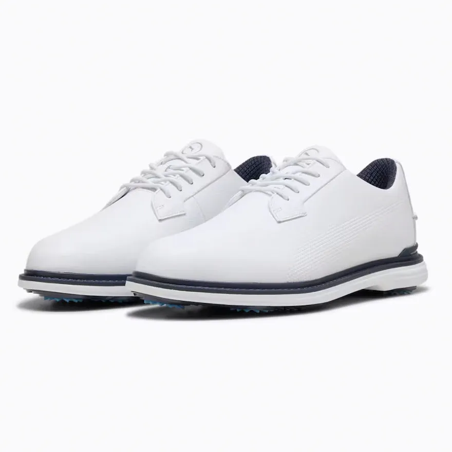 Puma Royale Players Golf Shoes - Puma White/Deep Navy/Team Light Blue Born to Stand Out