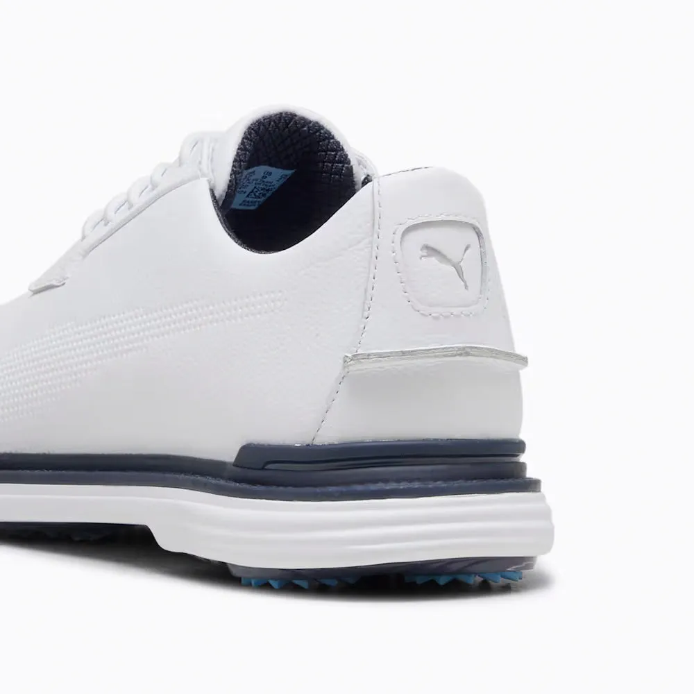 Puma Royale Players Golf Shoes - Puma White/Deep Navy/Team Light Blue Sweetest Day Sale Big Savings
