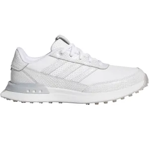 Adidas S2G Leather Spikeless Ladies Waterproof Shoes - White/White/Silver Mettalic Fearlessly You Special Offer