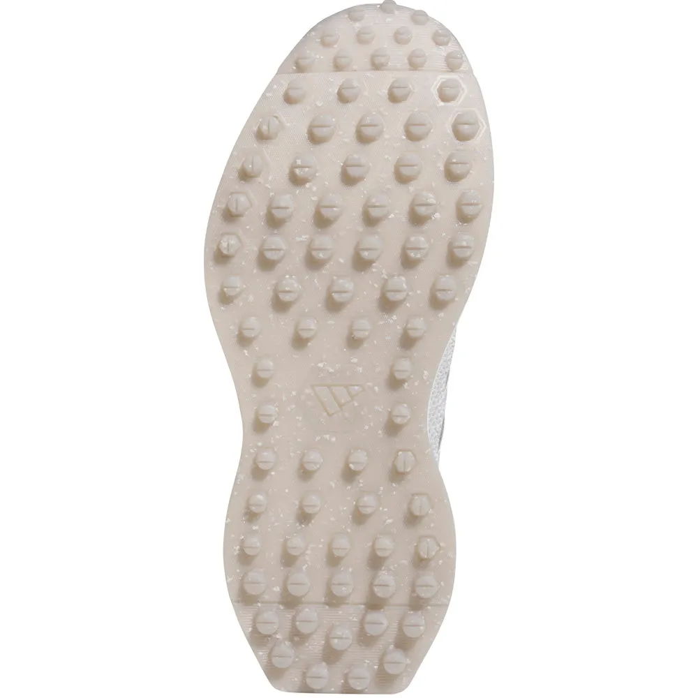 Adidas S2G Leather Spikeless Ladies Waterproof Shoes - White/White/Silver Mettalic Stride with Confidence Make a Statement