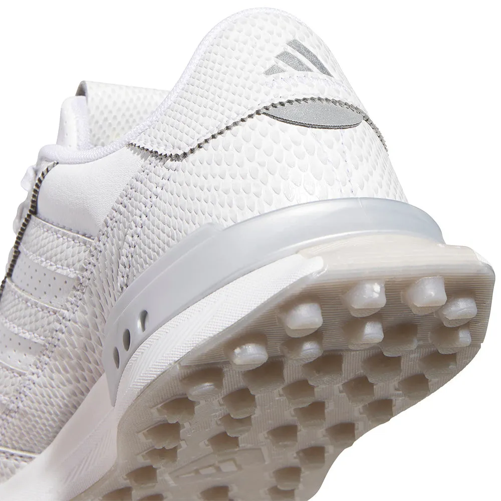 Adidas S2G Leather Spikeless Ladies Waterproof Shoes - White/White/Silver Mettalic Keep Going Strong