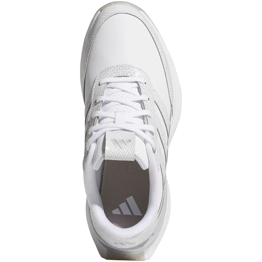 Adidas S2G Leather Spikeless Ladies Waterproof Shoes - White/White/Silver Mettalic Christmas Day Sale Gear Up and Go
