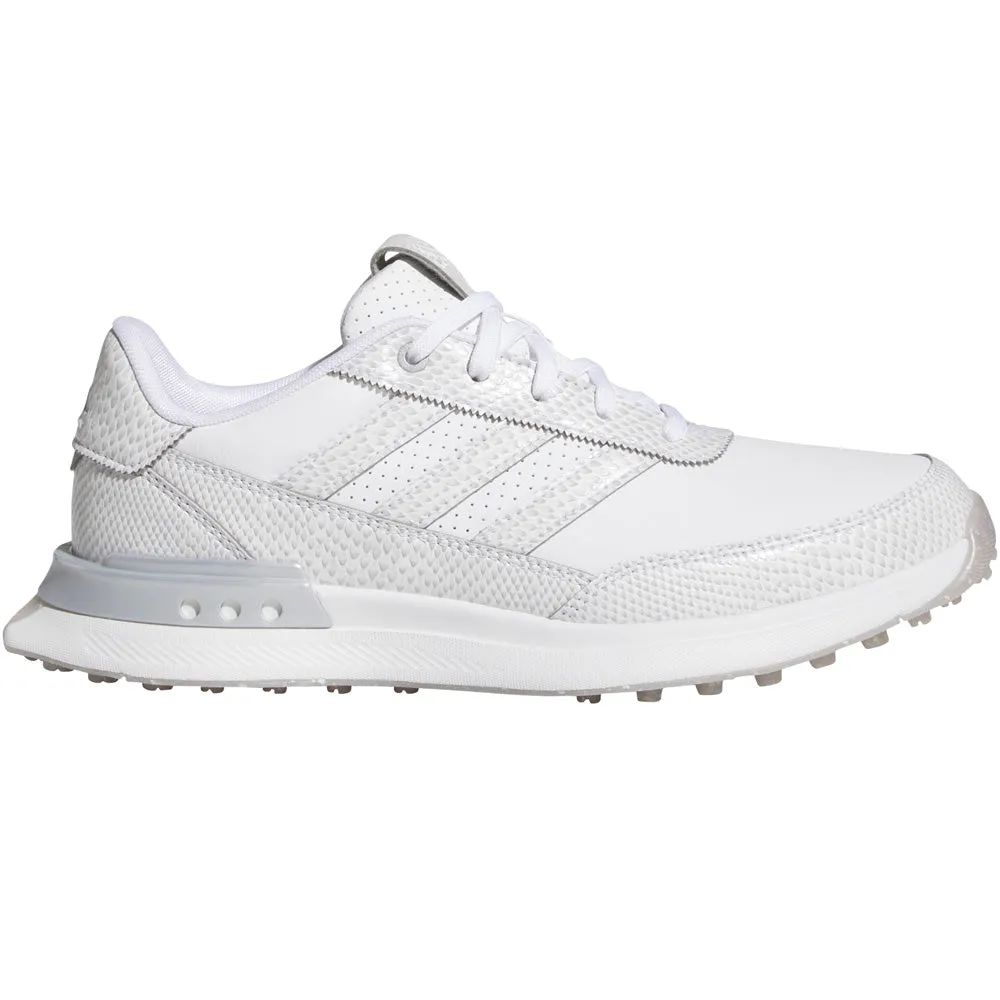 Adidas S2G Leather Spikeless Ladies Waterproof Shoes - White/White/Silver Mettalic Fearlessly You Special Offer