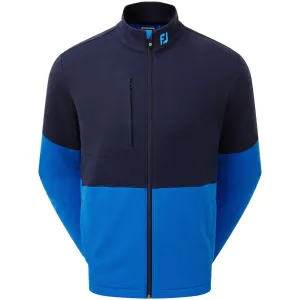 Footjoy Colour Block Full Zip Chillout Pullover - Navy/Blue Own the Streets All Eyes on You