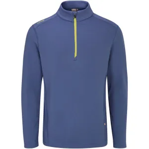 Fuel Your Fire All Eyes on You Ping Edwin 1/2 Zip Pullover - Blue Indigo