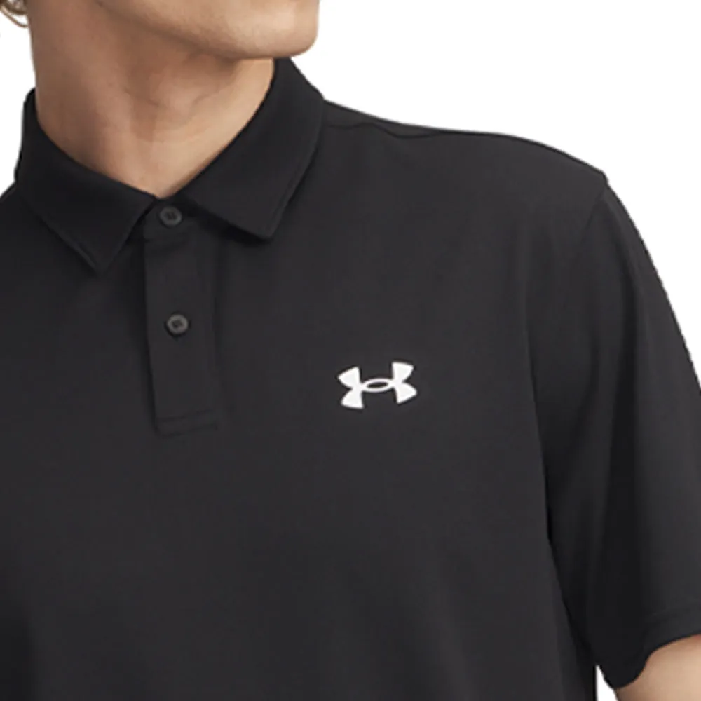 Under Armour T2G Pique Polo Shirt - Black/White Halloween Sale Walk Loud