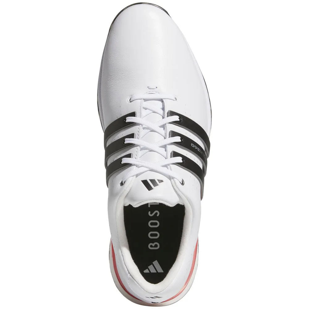 Adidas Tour360 24 Spiked Waterproof Shoes - White/Core Black/Lucid Red Gear Up and Go