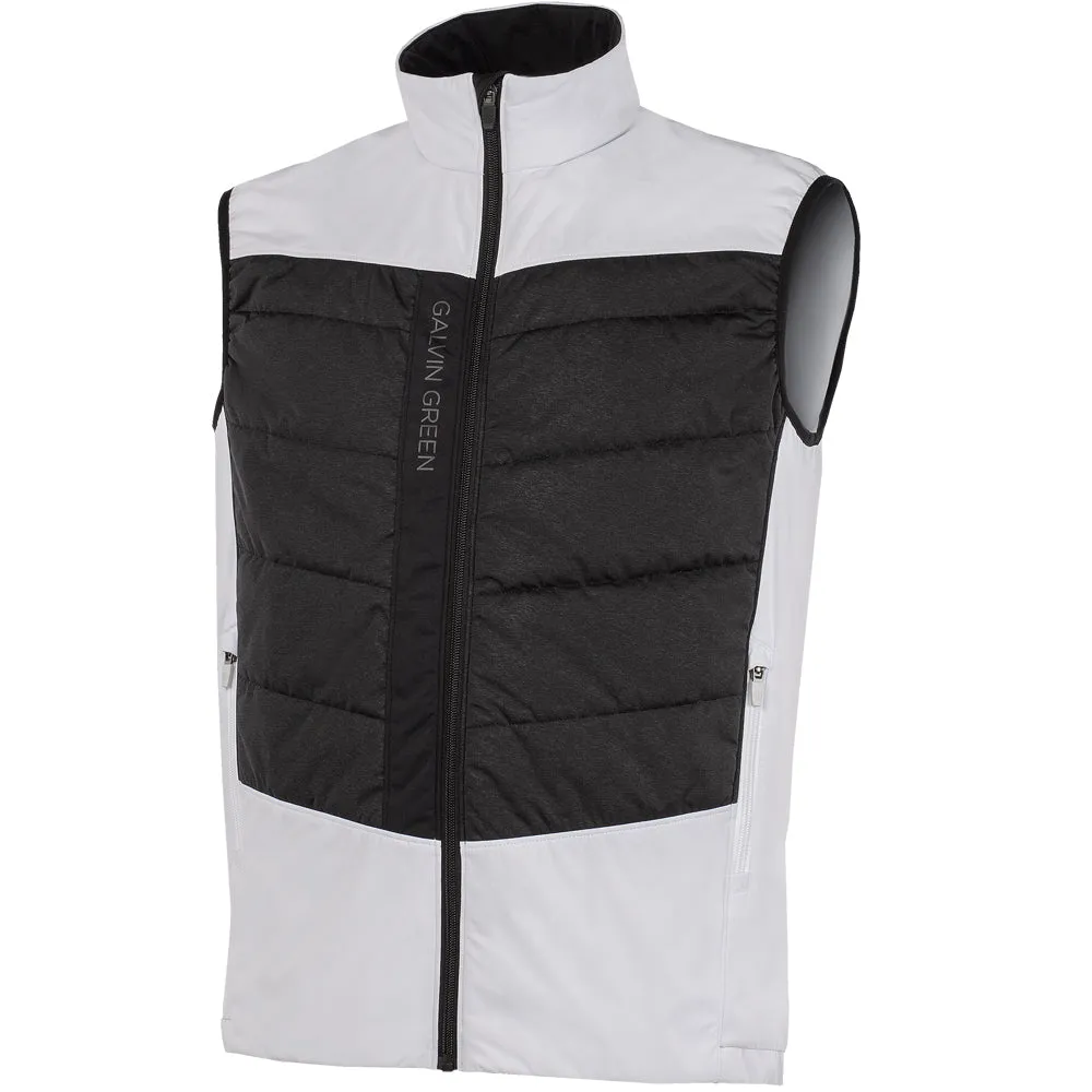 Galvin Green Lauro Windstopper Gilet - White/Black Empower Your Journey