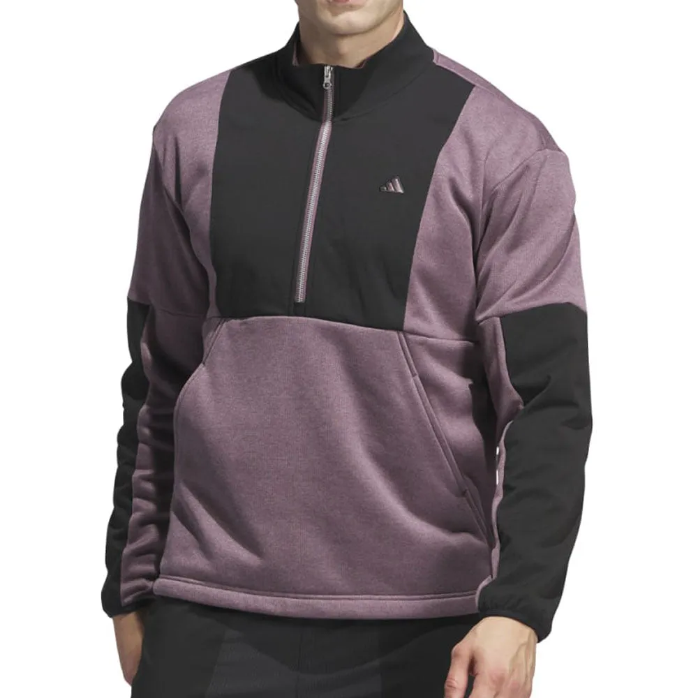 Adidas Go-To Dwr Hybrid 1/2 Zip Pullover - Shadow Fig/Black All Saints' Day Sale