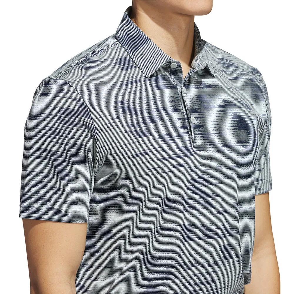 Adidas Ultimate365 Textured Polo Shirt - Wonder Silver/Collegiate Navy Economical Fuel Your Fire