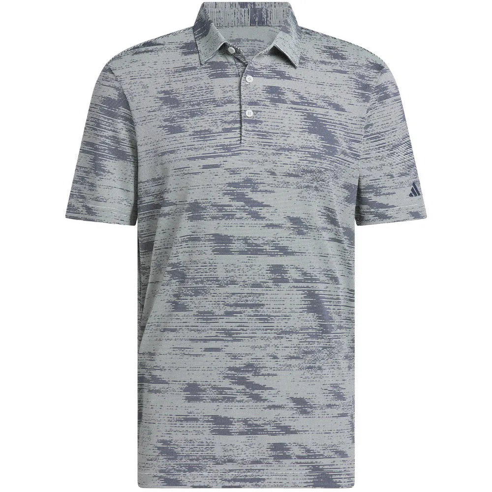 Adidas Ultimate365 Textured Polo Shirt - Wonder Silver/Collegiate Navy Economical Rise Every Time