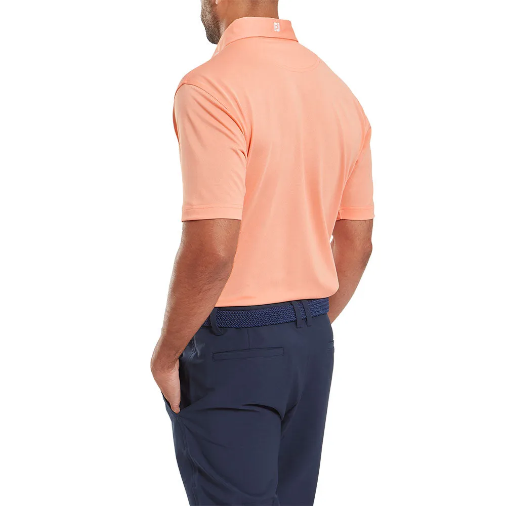 Dress from the Feet Up Made to Turn Heads Footjoy Stretch Pique Solid Polo Shirt - Papaya