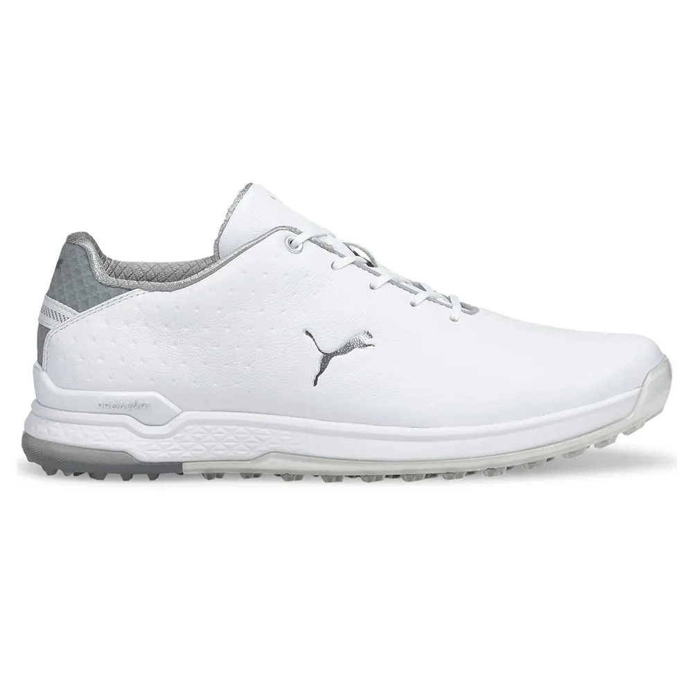 Puma Proadapt Alphacat Leather Golf Shoes - Puma White/Puma Silver Black Friday Exclusive Chase What Moves You
