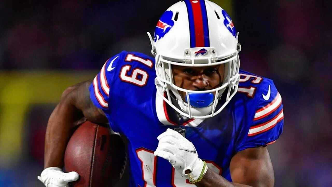 Isaiah McKenzie Signed Buffalo Bills Speed Mini Helmet (Beckett) Starting W.R.